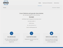 Tablet Screenshot of hoppesack.de